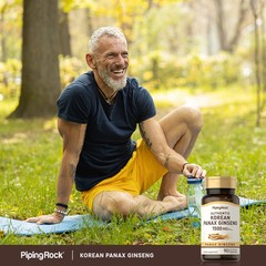 Korean Ginseng Extract | 1500mg | 90 Capsules | Non-GMO | by Piping Rock