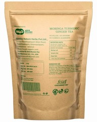 Moringa Turmeric Ginger Tea – 8 oz – Caffeine-Free Blend – Immunity & Digestion