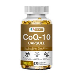 COQ 10 Coenzyme Q-10 Softgels – Heart Health Support, Increase Energy & Stamina