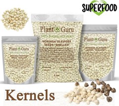 Moringa Seeds Kernel Shelled 16 oz. / 1 lb. – Clean PKM1 Variety – Edible –