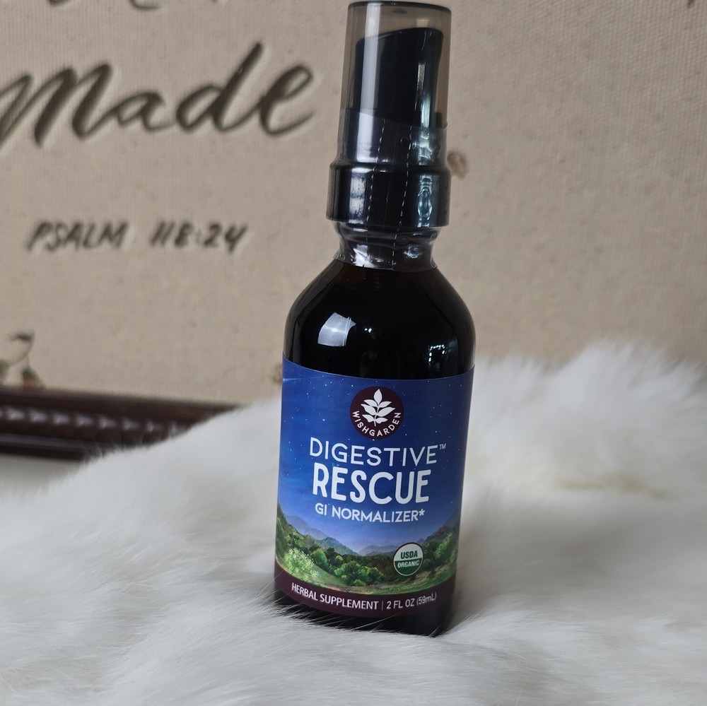 WishGarden Digestive Rescue GI Normalizer USDA Organic 2 fl oz