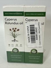 2x- Natural Cyperus Rotundus Root Oil 60ml Vegan Organic Exp 03/2027