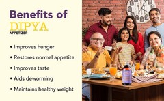 3 x Vedistry Ayurvedic Dipya Appetizer Booster Syrup For Healthy Weight