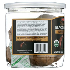 MW Polar Organic Black Garlic Naturally Cured Whole Bulbs, 5 oz Jar New