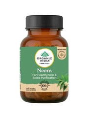 Organic India NEEM 3 BOX 60 Capsule Vegetarian Botanical Pure Herbal – 180 Caps