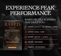 BASED Supplements – Enhanced Butea Superba – 60 capsules Thailand Wild Harvested