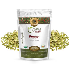Fennel Seeds Whole (Foeniculum Vulgare), Improve Digestion, Organic & Kosher Cer