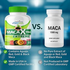 BIGGER BOOTY & STRONGER GLUTES – Black Maca Root Pills for intense Curve Aguaje