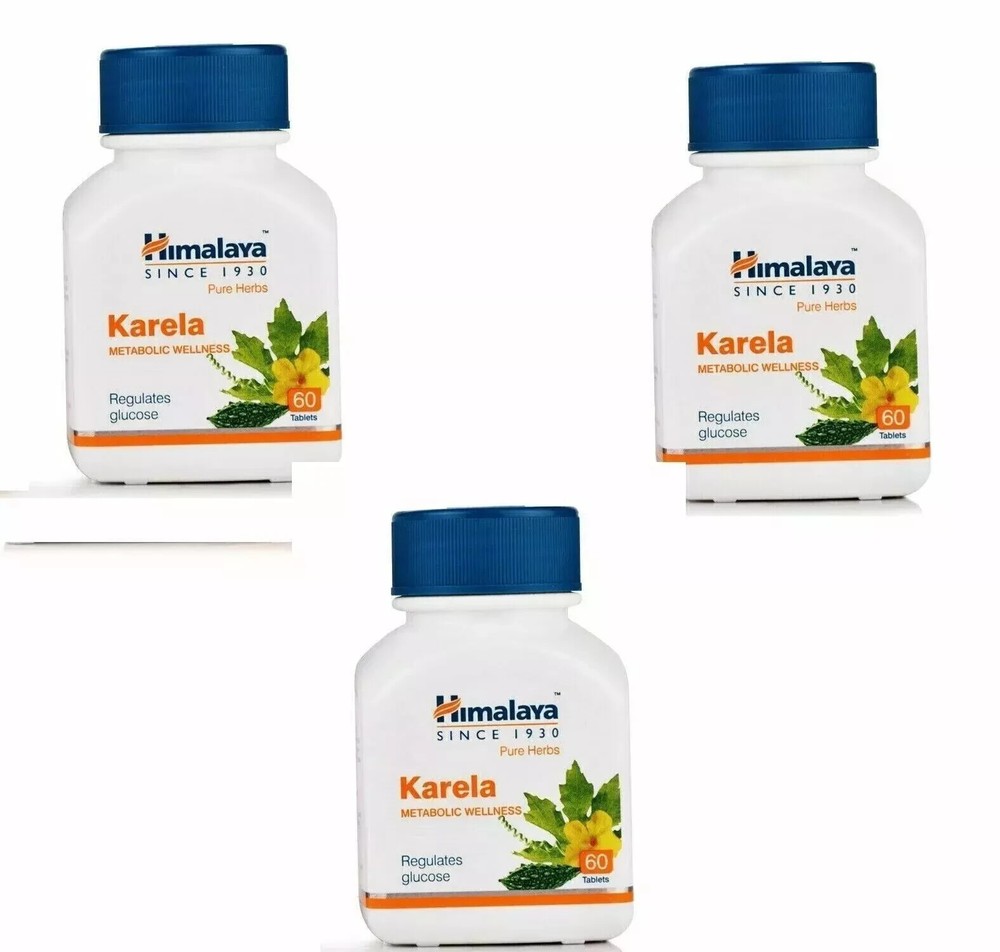 Himalaya Organic Bitter Melon Gourd/Karela For Glucose Metabolism 3 BOX 2027