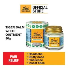 10X Tiger Balm White Ointment Headache Muscular Aches Sprain Nasal Relieves 30g
