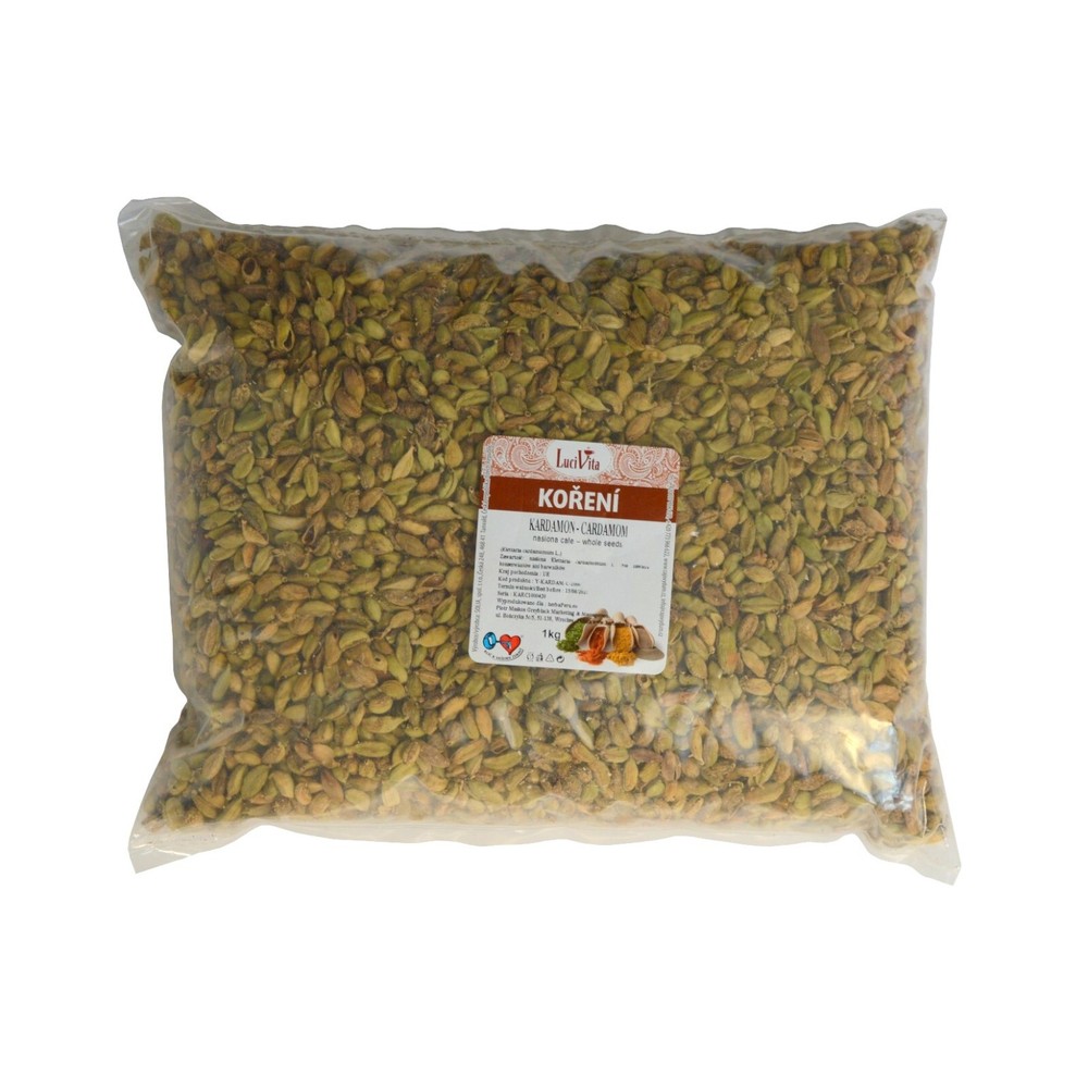 CARDAMOM – [Elettaria cardamomum L.] – whole seeds – 1000g (1kg)