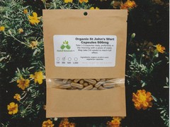 Certified Organic St. John’s Wort (Hypericum perforatum) 500mg and 650mg