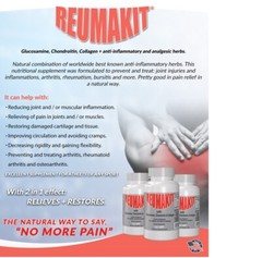 Reumo kit Plus 60 Capsules joint support bones joints natural