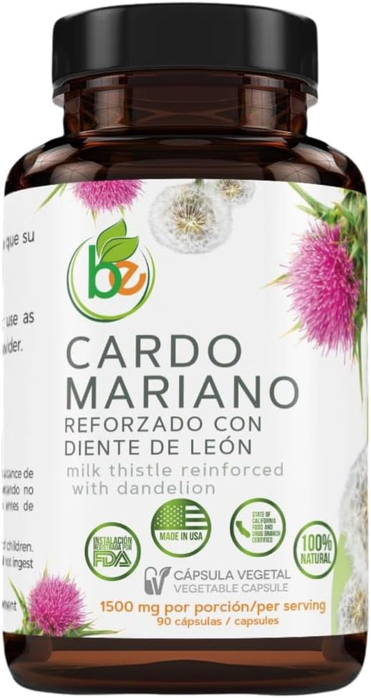 Cardo Mariano Reforzado Con Diente Leon (Milk Thistle Reinforced W/Dandelion) 9