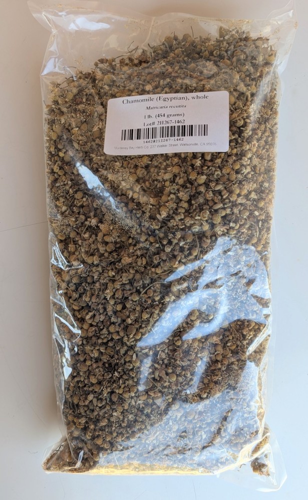 One Pound CHAMOMILE Egyptian Whole Flowers (1 LB) 454 grams Monterey Bay Herb Co