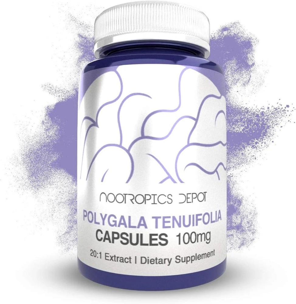 Polygala Tenuifolia Capsules | 100Mg | 90 Count | 20:1 Extract | NEW SEALED