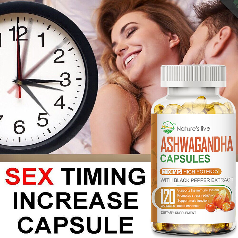 2100MG ASHWAGANDHA HIGH CONCENTRATION ROOT EXTRACT TABLETS MOOD VITALITY LIBIDO