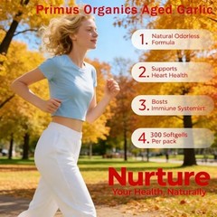 Primus Aged Garlic Extract, Primus Aged Garlic 24 Month Aged,Odorless 1pcs