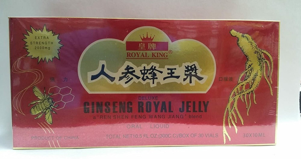 GINSENG Products Ginseng & Royal Jelly in A Honey Base 30 Vial, 0.02 Pound