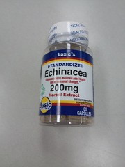 Basic’s Echinacea (Standardized) 200 mg Herbal extract 60 Capsules