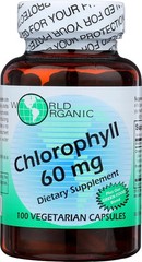 World Organics – Mega Chlorophyll 100mg 60 caps – EXP 5/2027