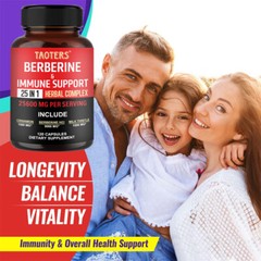 Berberine with Ceylon Cinnamon 25600mg Heart Health & Immune 120 Capsules