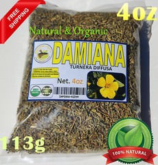 4oz Damiana Damiana de california damiana leaf/tea turnera diffusa Organic 113g