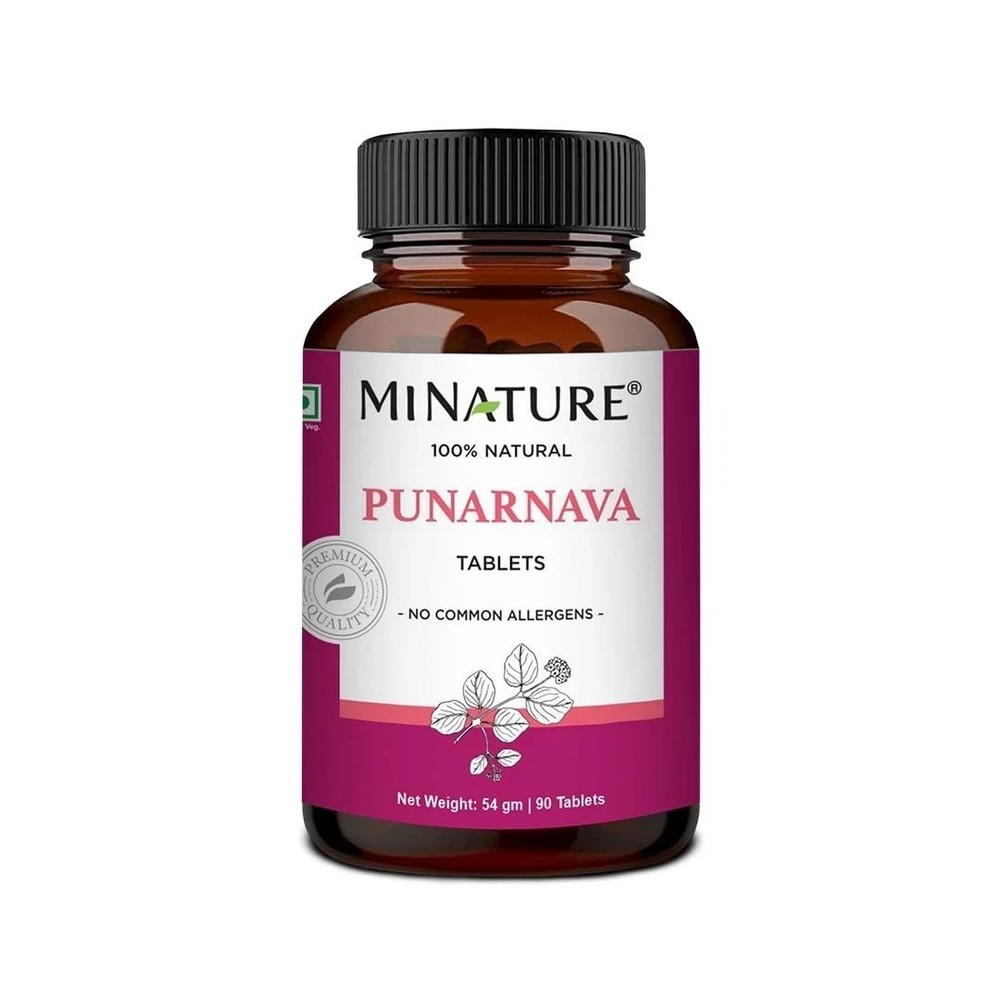 Mi Nature Punarnava Tablets Ayurvedic Herbal Supplement n663