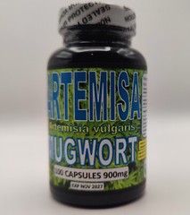 Artemisa hierba 100 Capsulas ,artemisia vulgaris, Mugwort herbal capsules 900mg