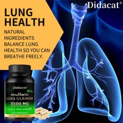 15-in-1 lung complex Mullein Extract Supplement, for Lungs Detox and Cleanse