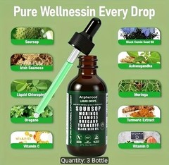 Arpherood Soursop Liquid Drops: Made from Natural Components, Free from…
