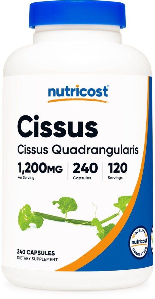 Nutricost Cissus Quadrangularis (600mg) 240 Capsules, Gluten Free & Non-GMO