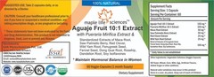 Aguaje Extract Pueraria Mirifica Maca Saw Palmetto Red Clover Wild Yam
