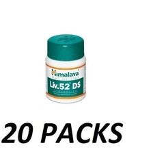 Pack of 20 Bottles LIV52 DS, Free Shipping Worldwide (Total 1200 Tabs)