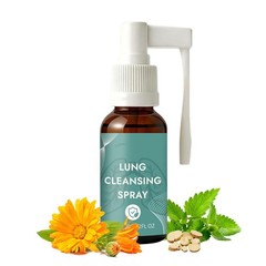 Lung Cleansing Spray 60ml Respiratory Soothing Solution Lung Cleaner
