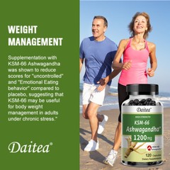 KSM-66 Ashwagandha Capsules | High Strength | Anxiety | Mood | Stress Reduction