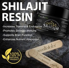 3Pack 100% Himalayan Shilajit, Soft Resin,Organic,Extremely Potent,Fulvic Acid