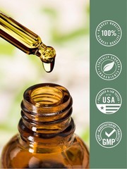 Nutrient-Rich Organic Oregano Oil Drops 2 fl oz – & Gluten Free Supplement