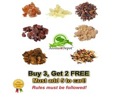 1oz Frankincense Myrrh Copal 3 kings Arabic Gum Opoponax Dragon Blood Pea Resin