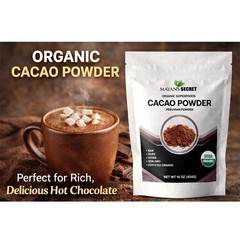 1 LB (16 OZ ) USDA Organic Raw Cacao Powder,100% Pure, ALL NATURAL,ALWAYS FRESH