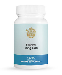 Rock Golden Queen Jiang Can, Silkworm, 100 Capsules/Bottle, 2 Bottles
