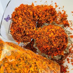 Premium Ceylon Dried Marigold Petals (Calendula) | 100% Organic Pure Herbal Tea