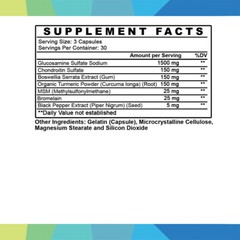 Joint Support w/ Turmeric & Glucosamine + Apple Cider Vinegar w/ Gymnema