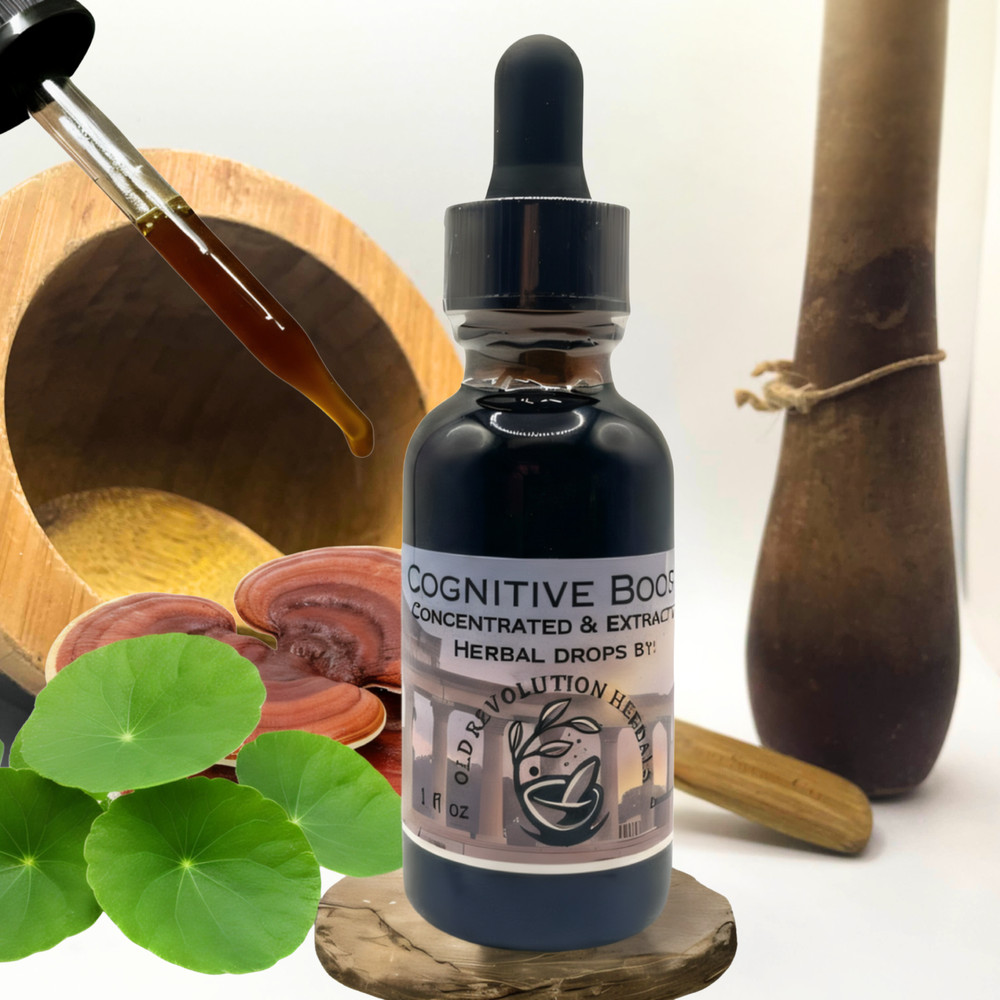 Cognitive Boost Tincture Extract Concentrate | Brain Focus Memory Drops