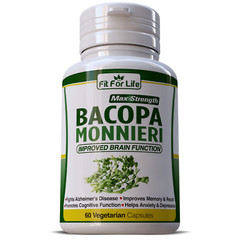 Bacopa Monnieri 1000mg Organic 60 Capsules Pills BRAIN FUNCTION Memory Anxiety