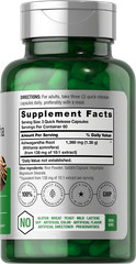Ashwagandha Capsules 1380mg | 180 Count | Non-GMO, Gluten Free | by Horbaach