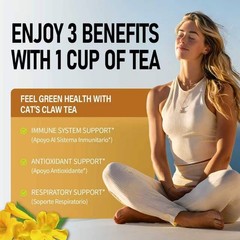 CHLORO Cat’s Claw Herbal Tea Bags | 8-in-1 Botanical Harmony with Floral Essence