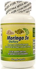 Moringa en Capsulas naturales. Set de 2 frascos. Extra Potente. 100% Natural