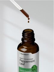 Peppermint Leaf Liquid Extract Tincture | 2 fl oz | Vegetarian | by Horbaach