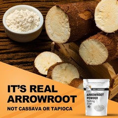 8oz Gluten-Free Arrowroot Powder – Natural Thickener & Cornstarch Substitute